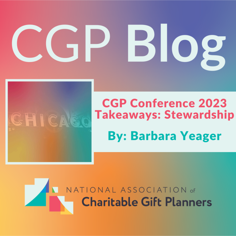 CGP Conference 2023 Takeaways: Stewardship