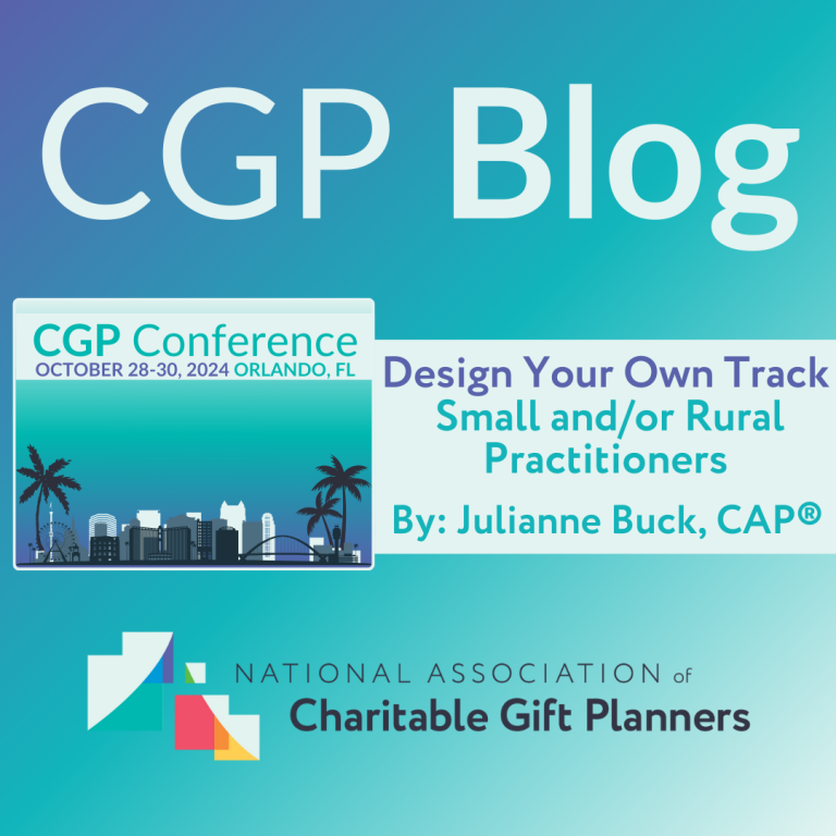 CGP Conference | Design Your Own Track: Small and/or Rural Practitioners
